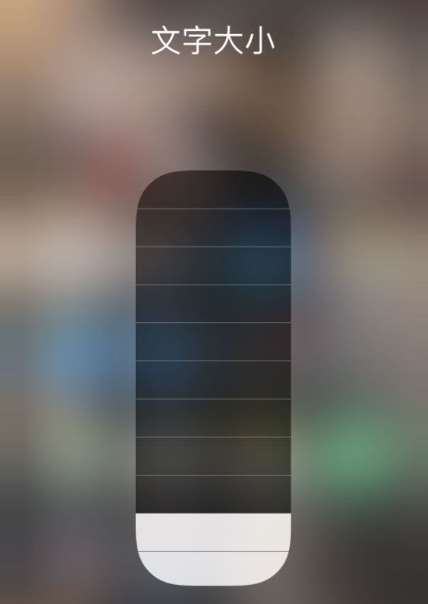 孙吴苹果手机维修分享小技巧：在 iPhone 控制中心快速调节字体大小 