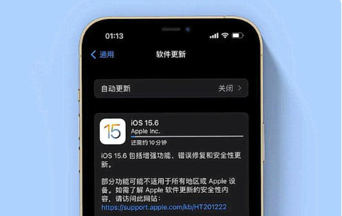 孙吴苹果手机维修分享iOS 15.6续航怎么样 